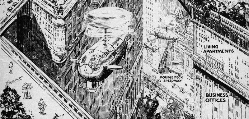 Así se imaginaban las ciudades del futuro en 1923
