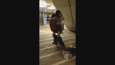 Entraron al cine vestidos como una sola persona