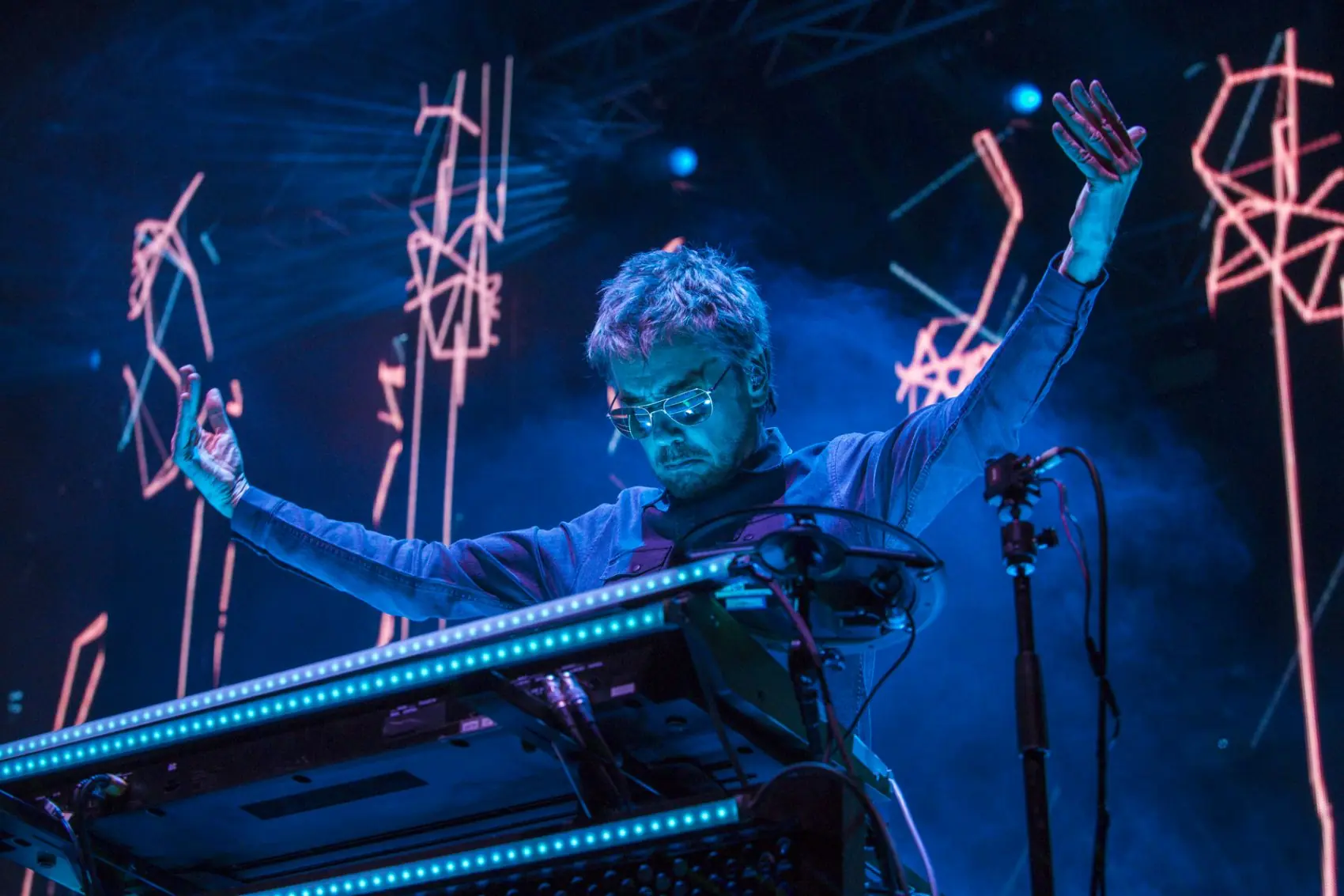 Jean Michel Jarré en Argentina, noviembre 2017, GEBA.