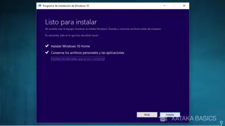 instalacion limpia
