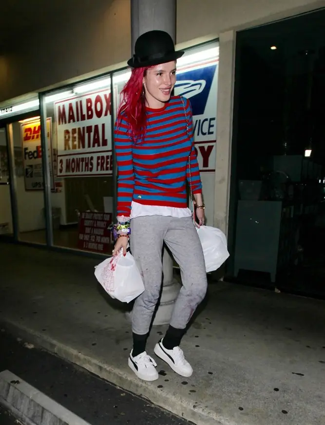 Bella Thorne y su homenaje a Freddy Krueger