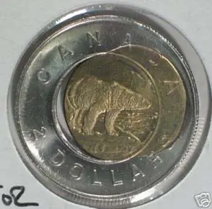 Errores especificos de monedas Bimetálicas (english)