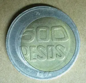 Errores especificos de monedas Bimetálicas (english)