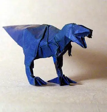 Tutotial :Como Hacer T Rex de Papel (Origami )