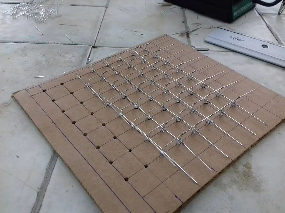 Arme un cubo led 3D para taringa con 512 leds (megapost)