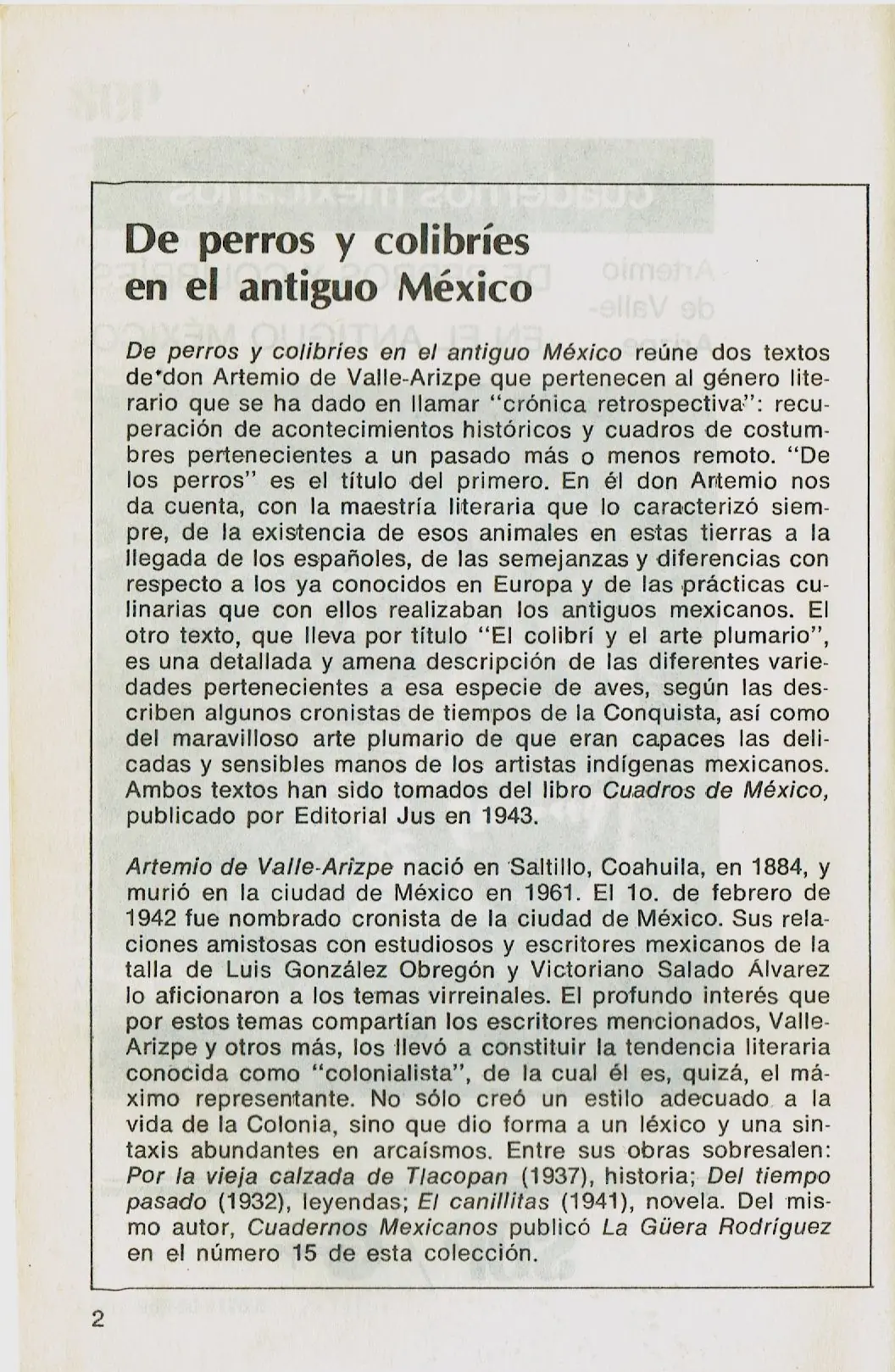 Perros y colibríes en el México antiguo