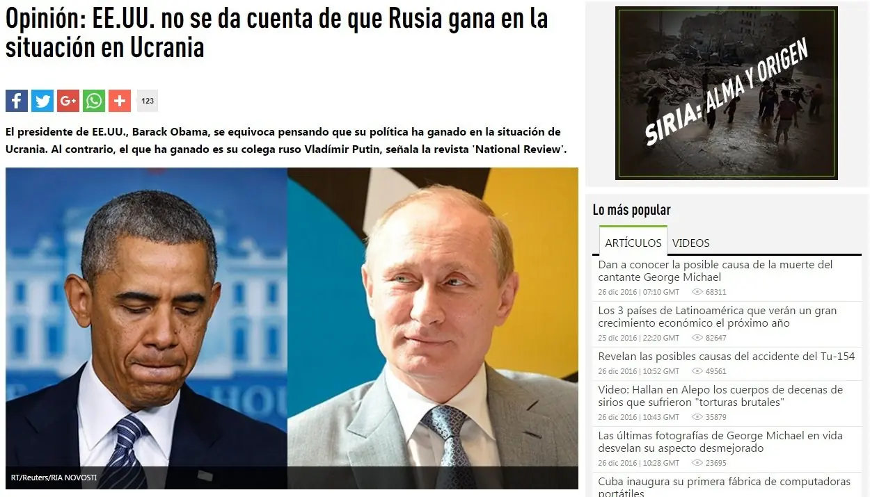 Hagamos TOP a RT (Russia Today)