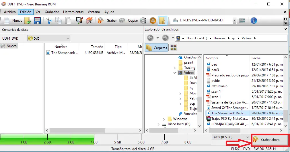 Graba tus vídeos mkv en un dvd y disfrútalos en tu blu-ray