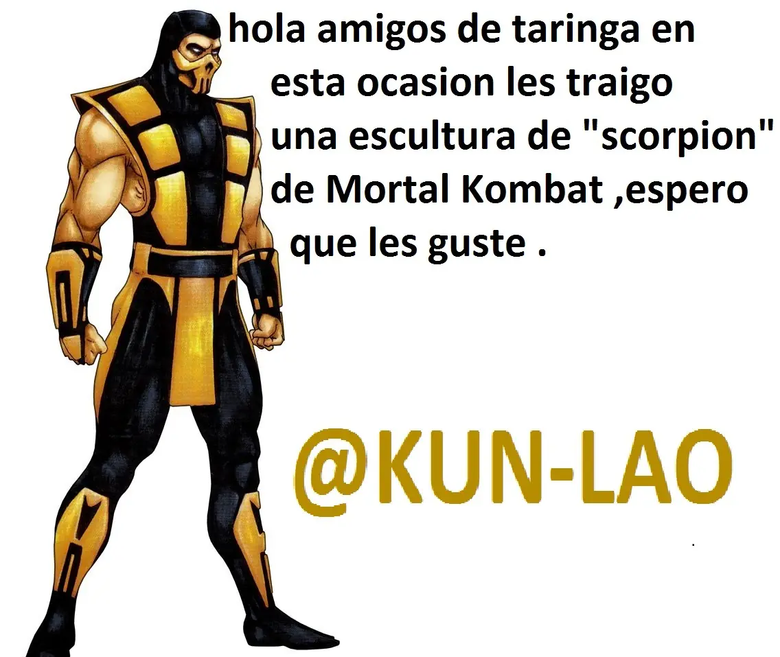 Escultura scorpion mk