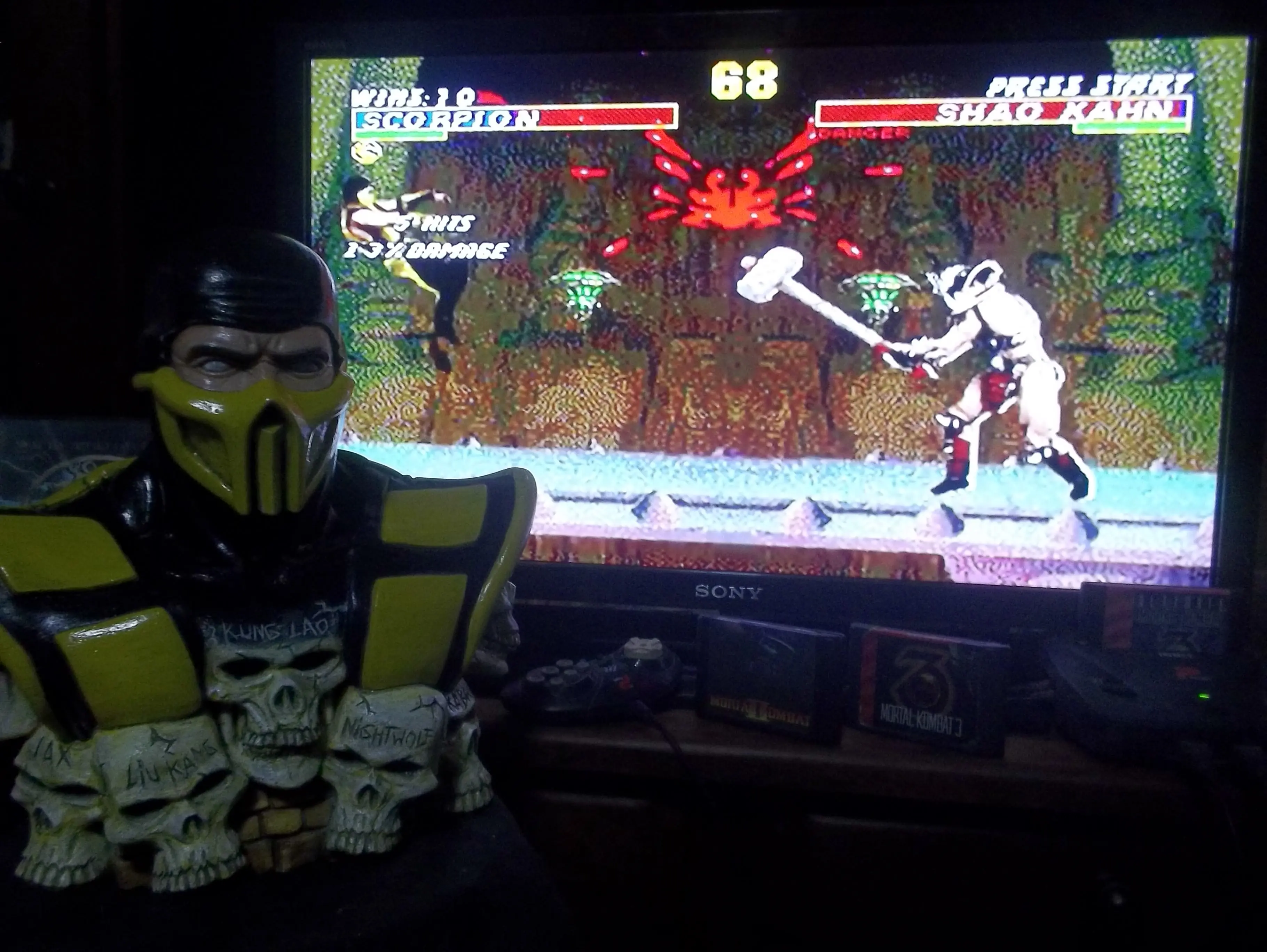 Escultura scorpion mk