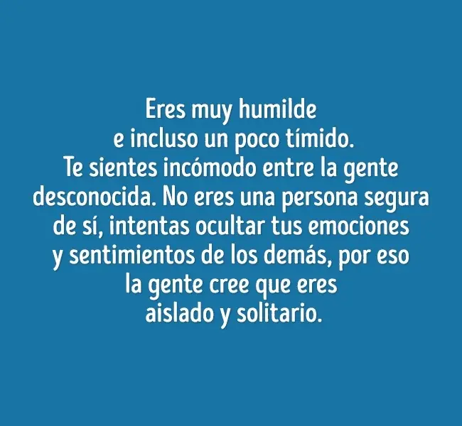 Dime como te sientas te cuento todo acerca d tu personalidad