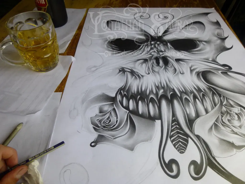 Volví con mas de mi arte a lápiz.