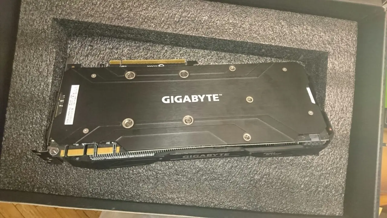 LLego mi nueva placa video gtx 1070