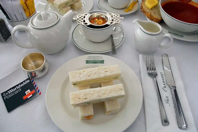 Recetade sándwich ingles