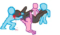 ¿Quien gana peleando?¿Un mono o 4 humanos?