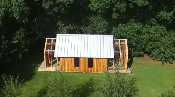 Casa de madera se transforma con sólo moverla,te lo muestro!