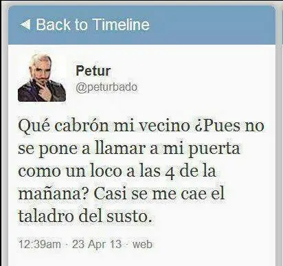 Pero mira como estan estos tweets papa. Parte3