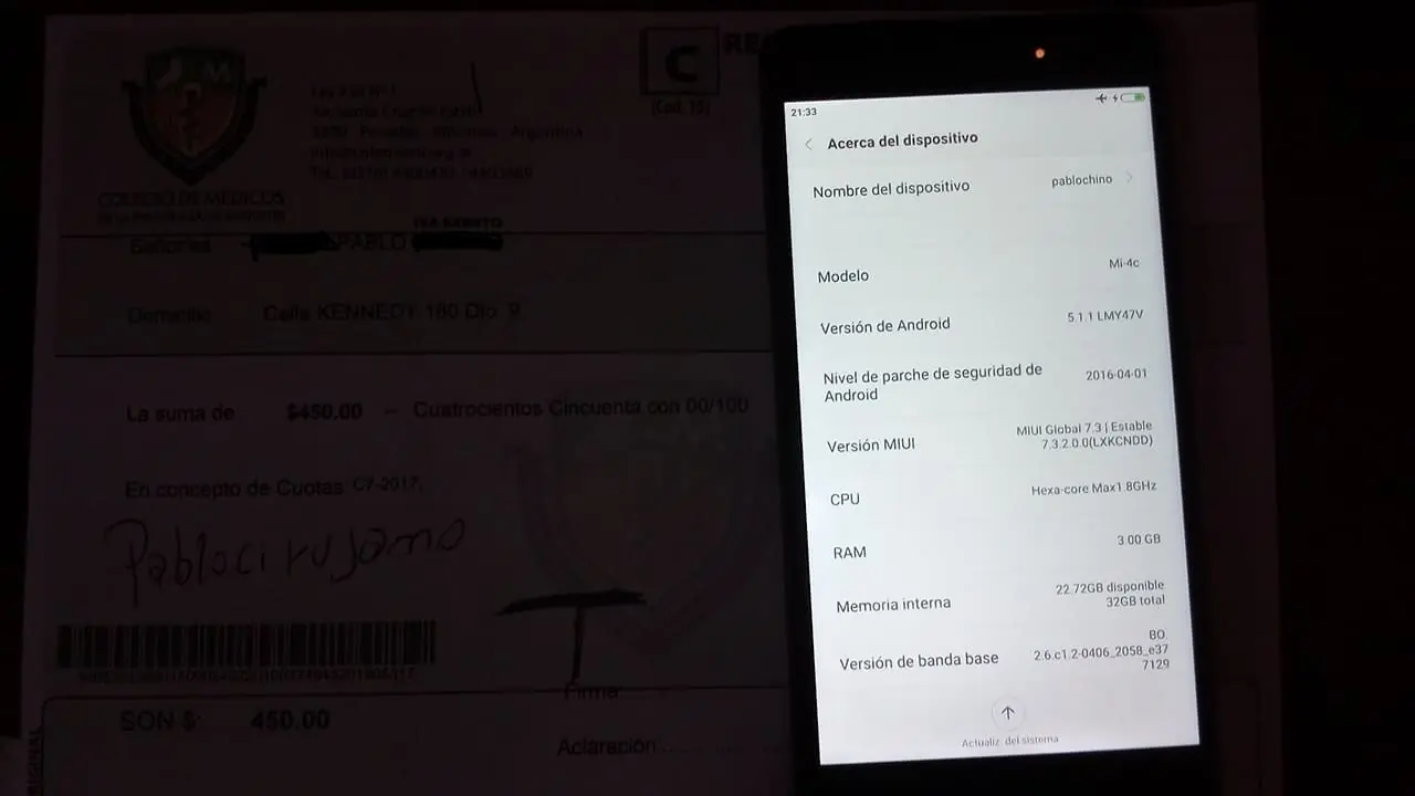 xiaomi mi4c