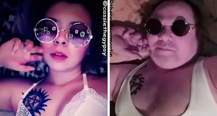Este padre trolea a su hija recreando sus selfies atrevidos Este padre trolea a su hija recreando sus selfies atrevidos
