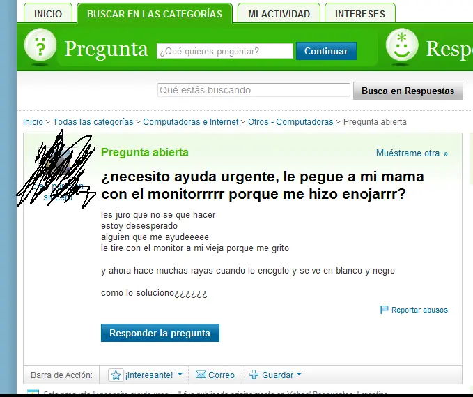YAHOO RESPUESTAS