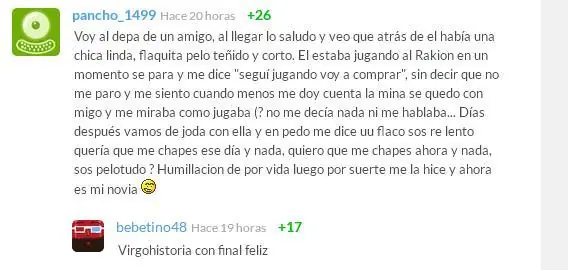 Virgohistorias de taringa, pasá. #2