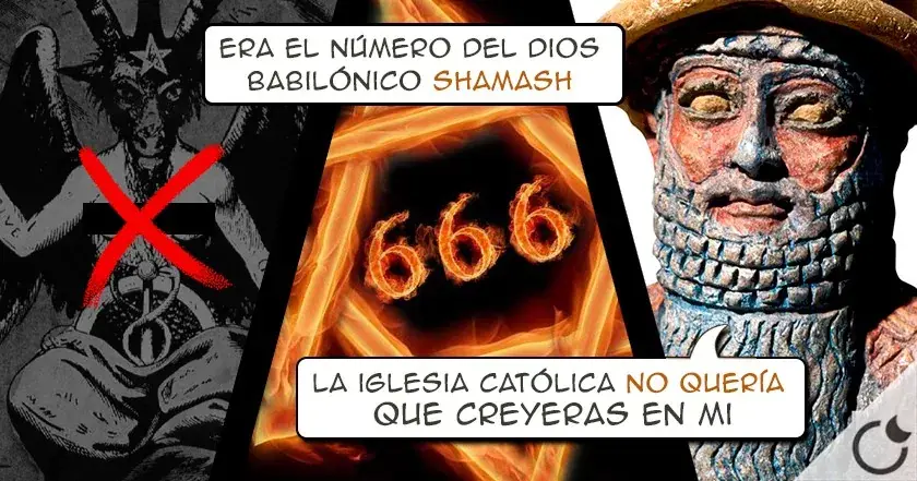 ¿666 = Demonio? No. Es = Dios sol y la inglesia lo inventó
