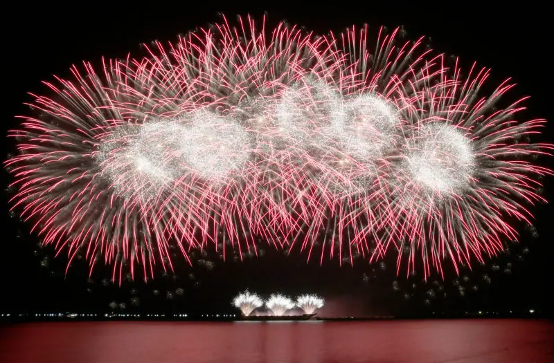 Cómo funcionan por dentro los fuegos artificiales