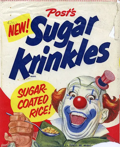 Publicidad perturbadora: Cereal Krinkles