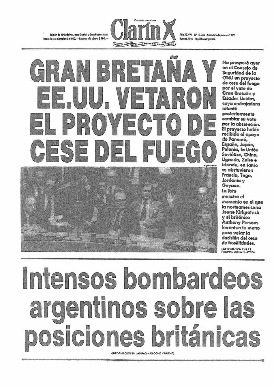 Mira como nos mintió clarin en la guerra de malvinas