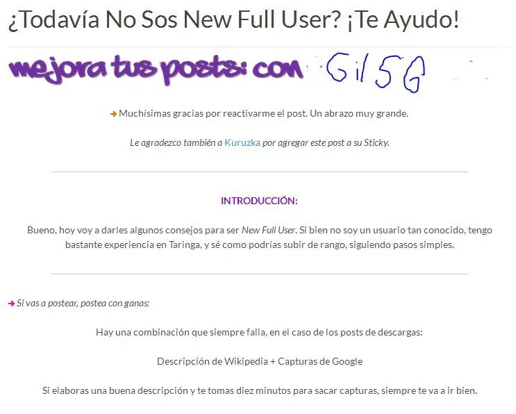 Todavía no sos New Full User? Te ayudo!