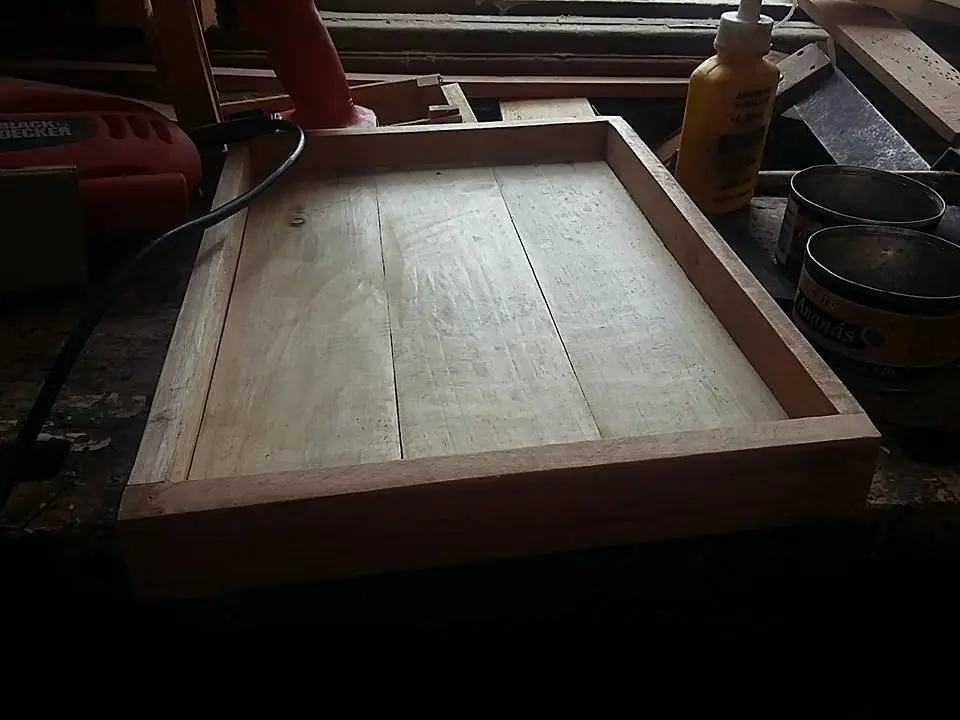 bandeja de madera