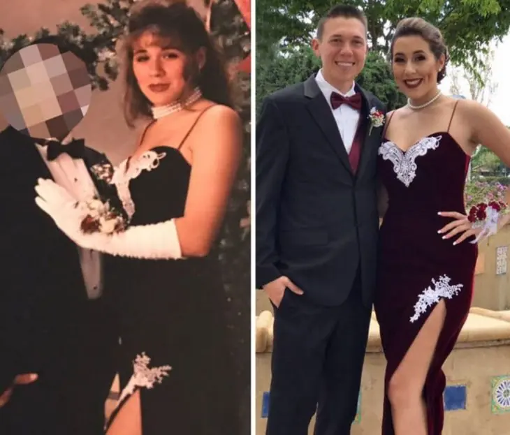Reciclaron el vestido viejo de sus madres y lucieron super