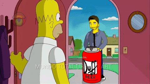 Un fan de los simpson realiza un video con Maluma Un fan de los simpson realiza un video con Maluma