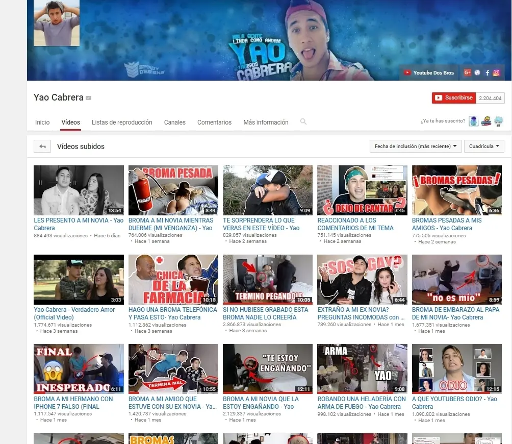 (Mala Noticia) Le devolvieron los videos a Yao Cabrera