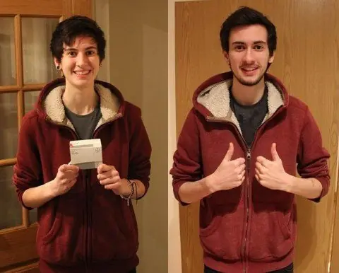 Transgénero se fotografió  3 años para su transformación