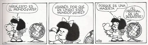 10 frases de mafalda que te harán pensar