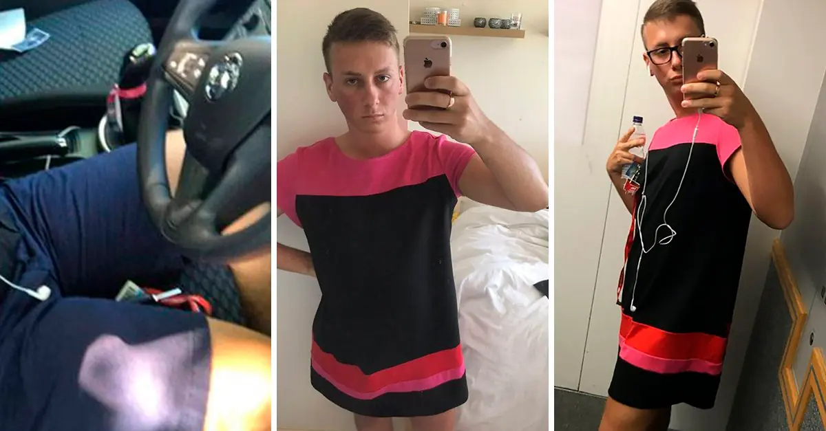Fue al trabajo con vestido por no lo dejaron entrar en short