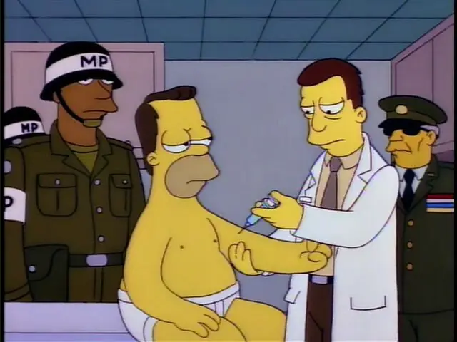 Los Simpsons representando películas y series.