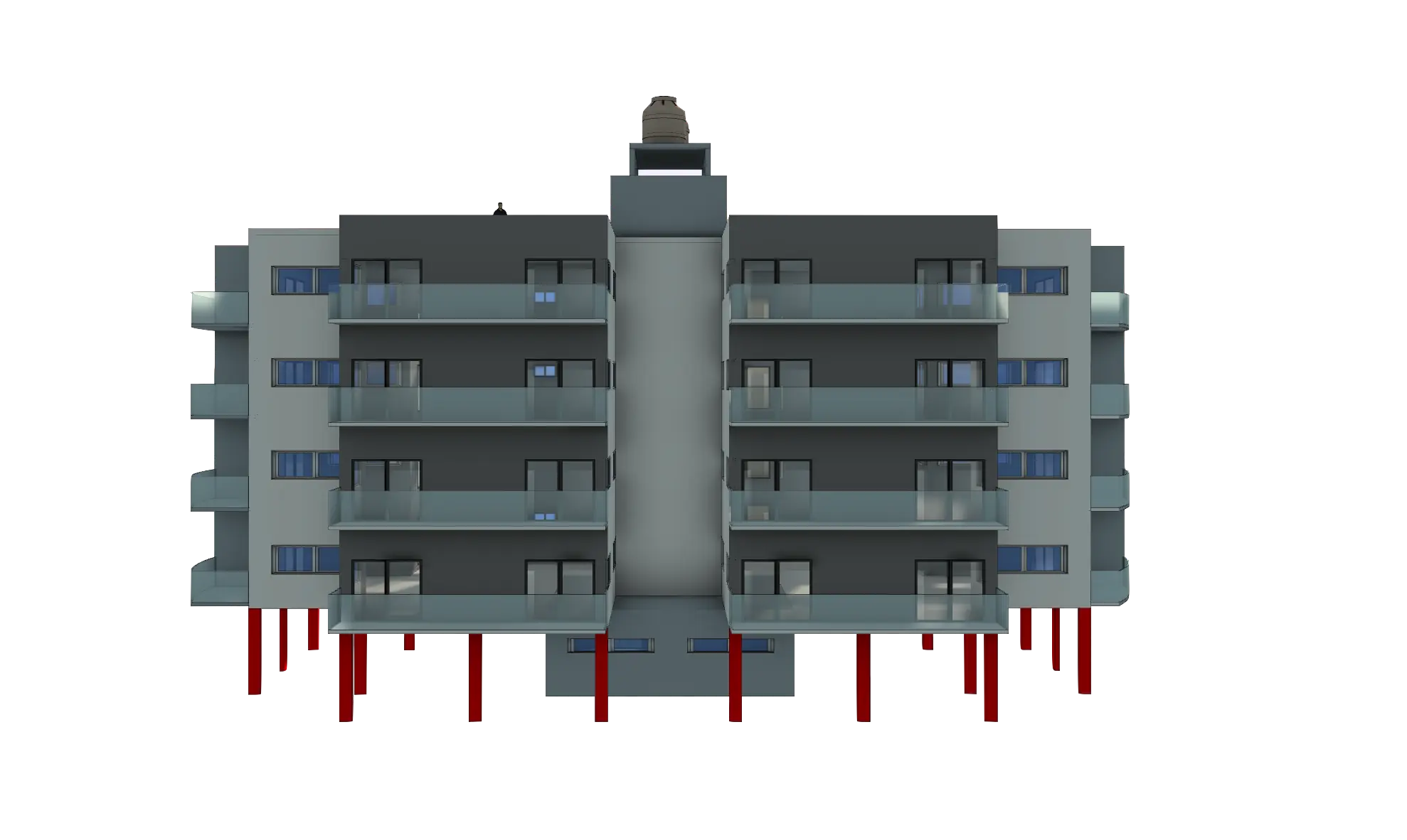 Diseñe un edificio en 2D y 3D y te lo muestro