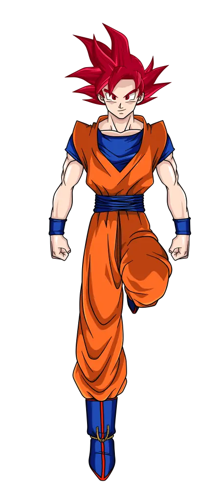 Mira como te dibujo a Goku SSJGod papá