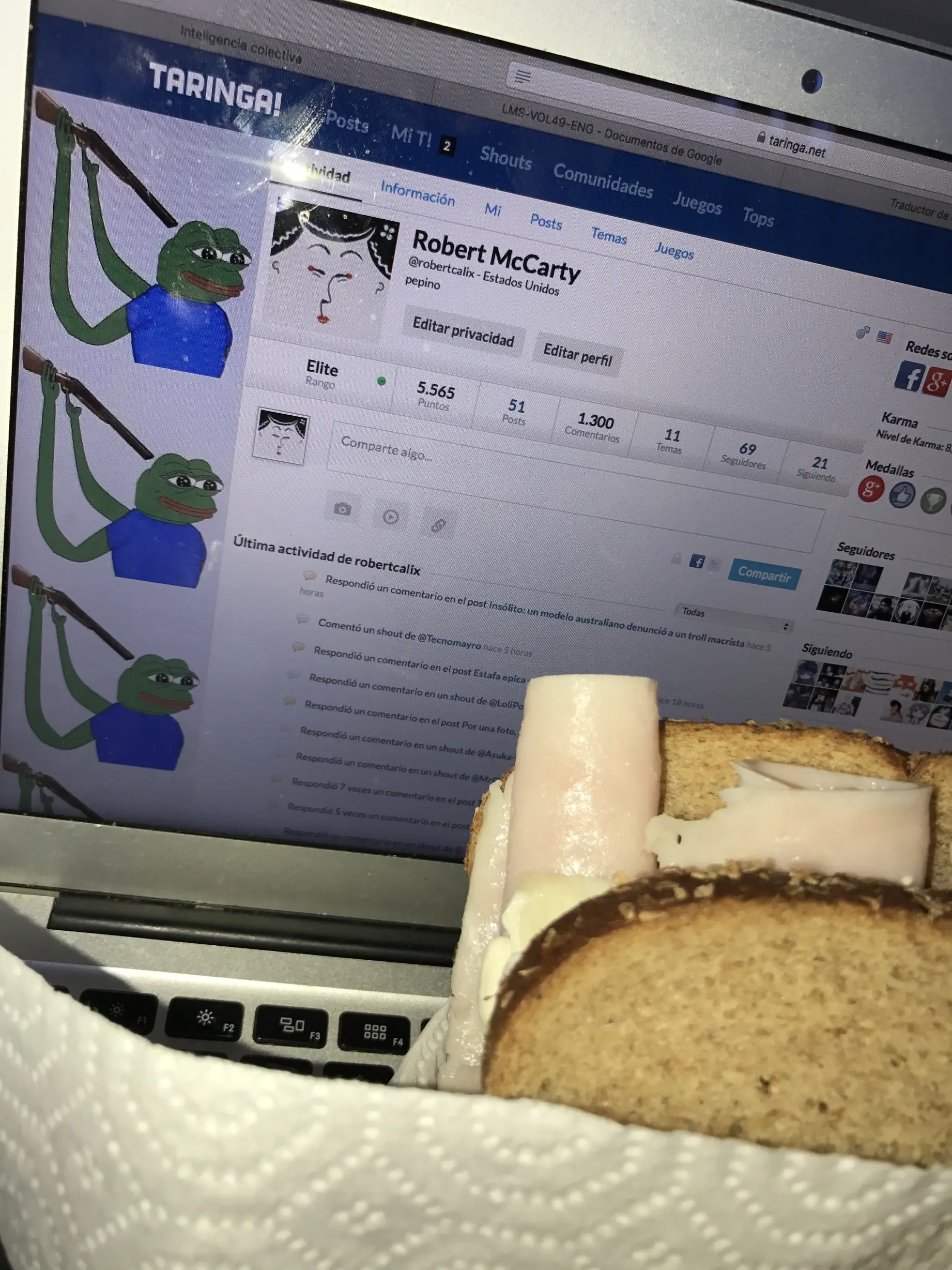 un sandwich