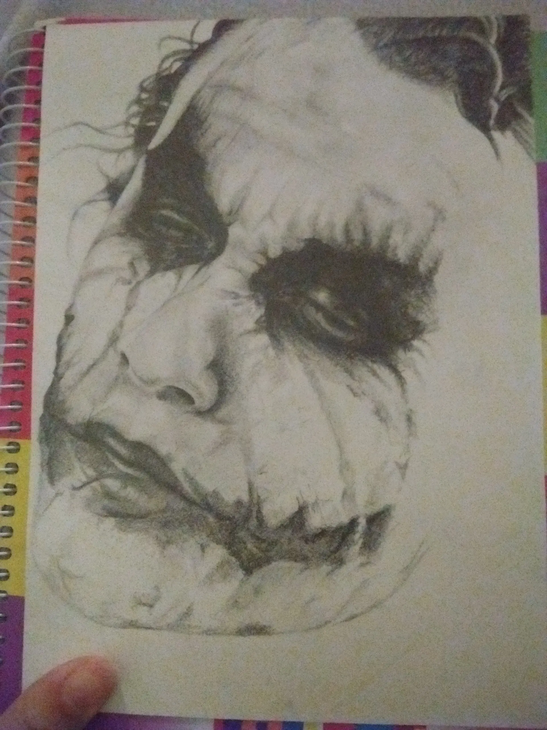 Dibujé al guasón (Heath Ledger) y te lo muestro! Dibujé al guasón (Heath Ledger) y te lo muestro!