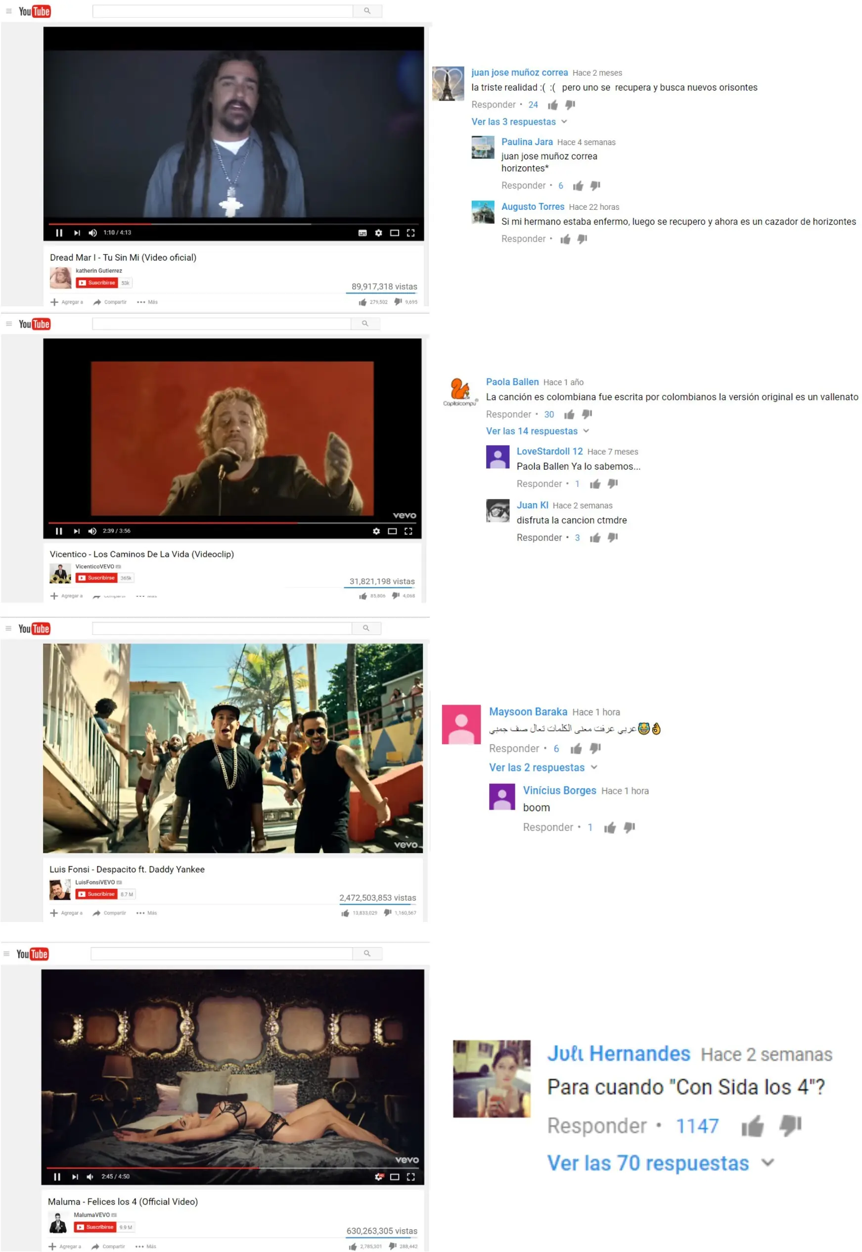 Comentarios en Youtube exito garantizado