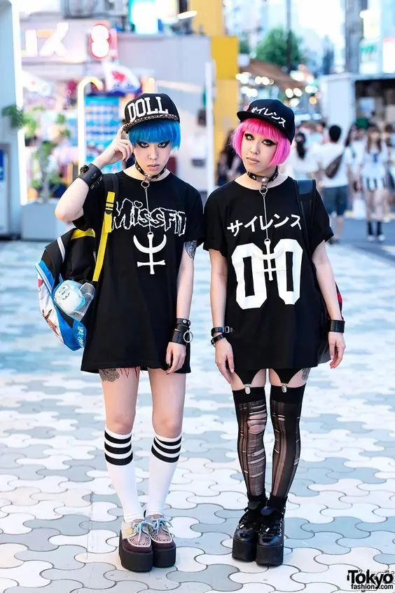 El estilo Harajuku, un estilo creado en Tokyo.