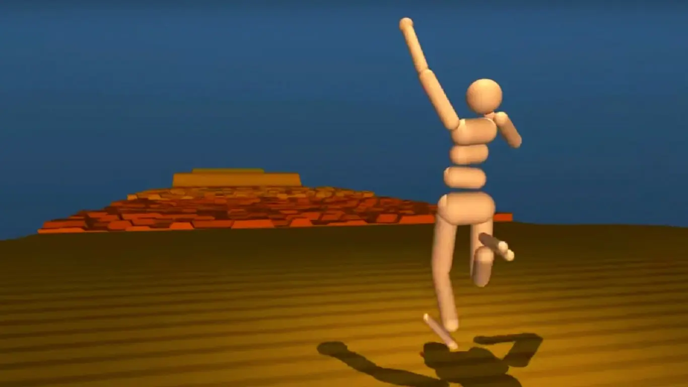 Una inteligencia artificial aprende a caminar por sí misma