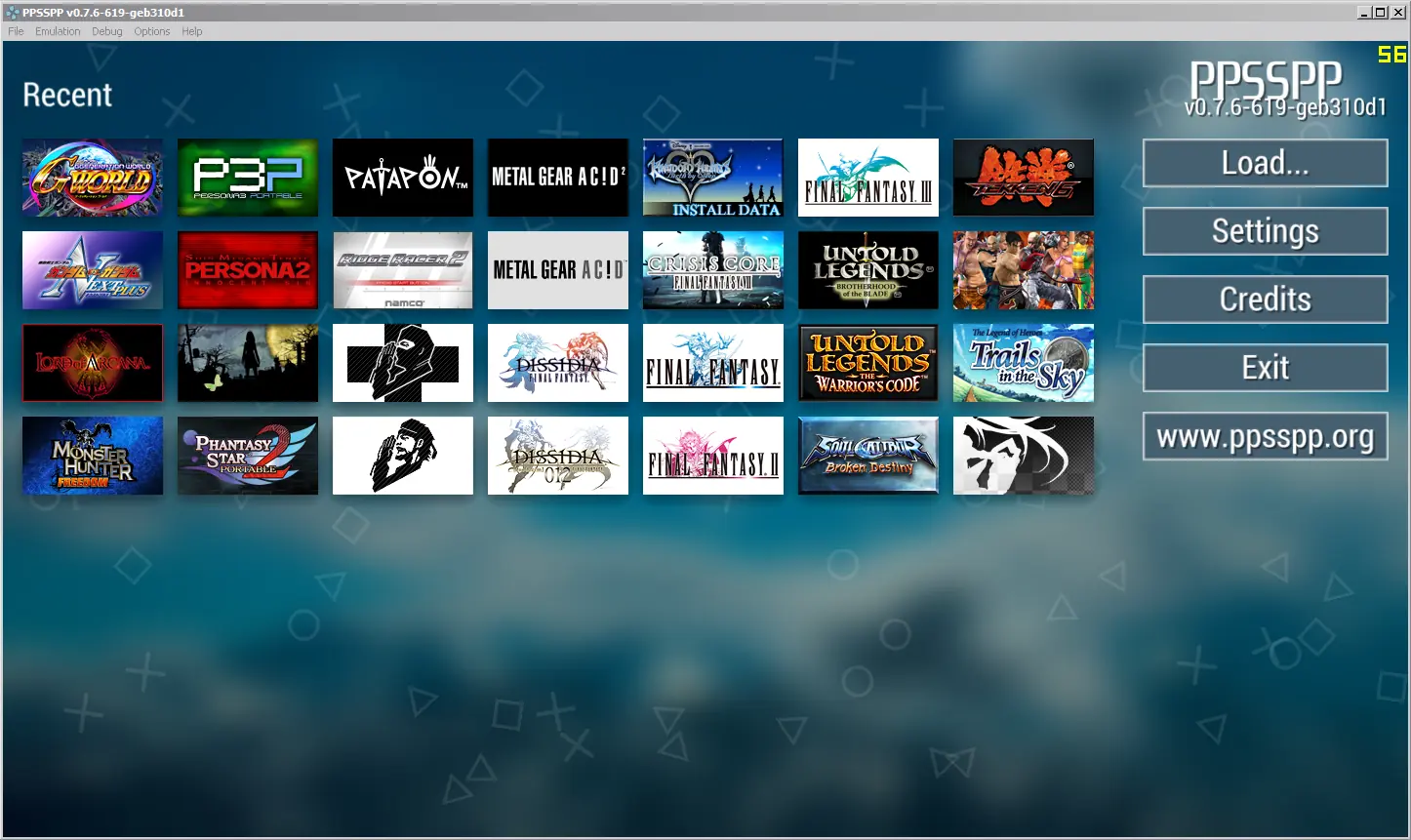 PPSSPP: Configuracion y juegos (PC Bajos R./Net Del Gob)