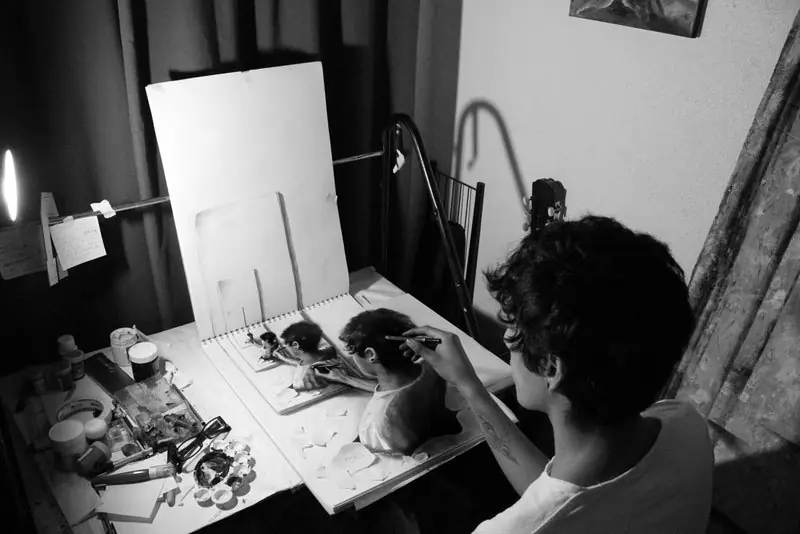 Creación en grafito