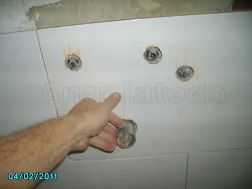 agujeros en ceramica con radial