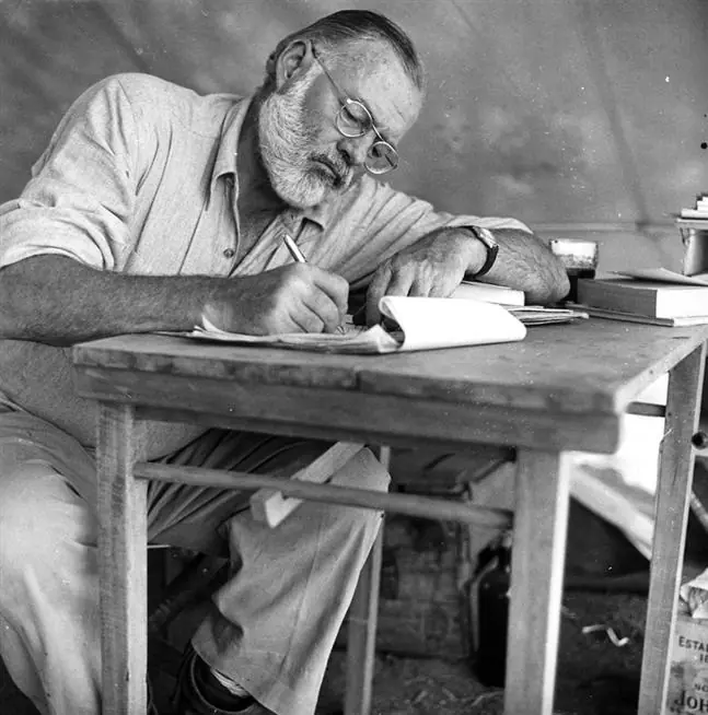 Clase magistral de Hemingway