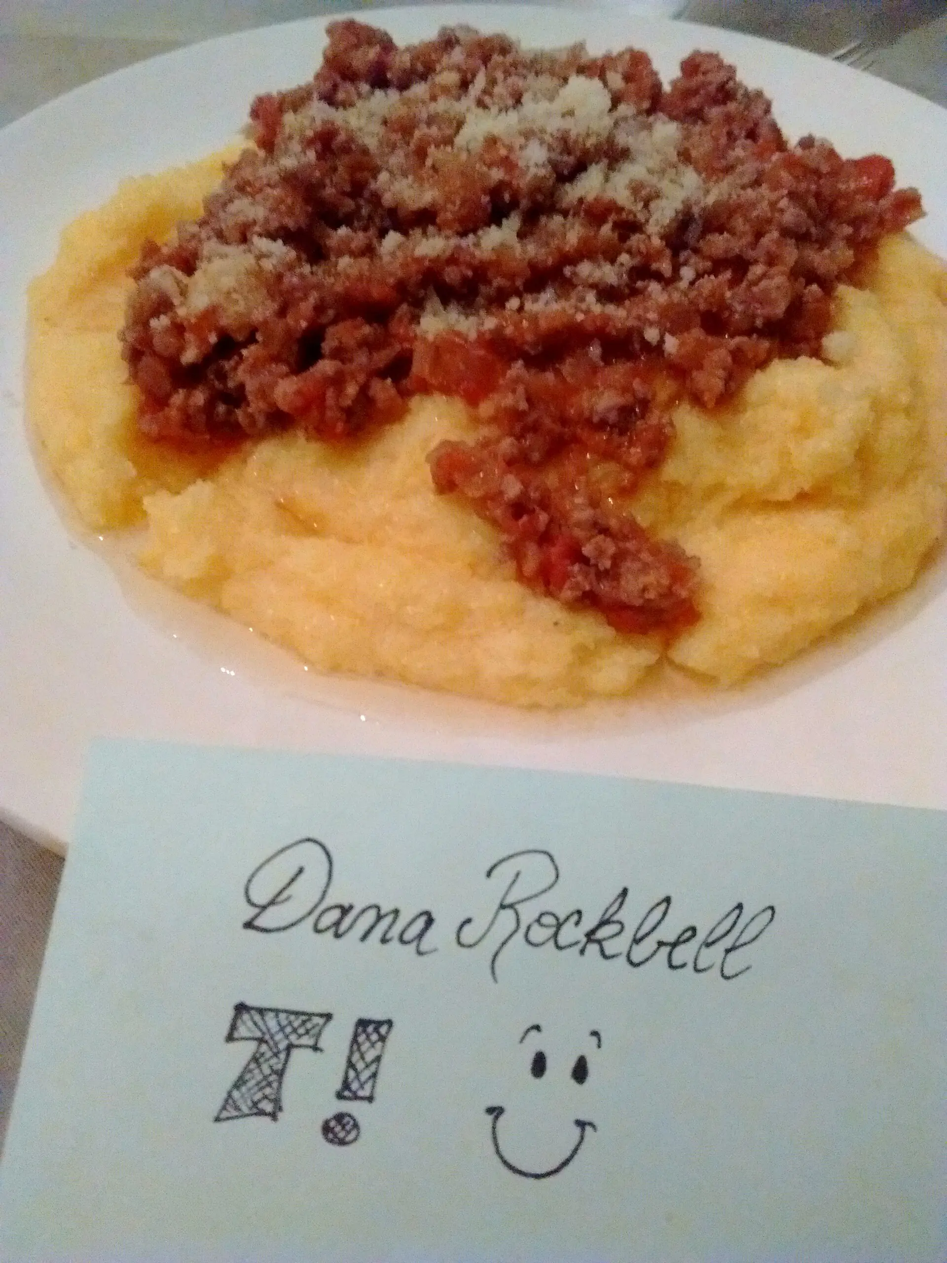 Polenta con boloñesa fácil (fotoreceta)